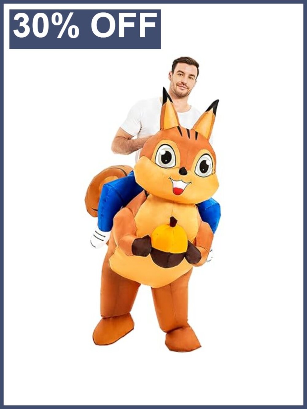Inflatable Squirrel Costume Adult Blow Up Halloween Suit